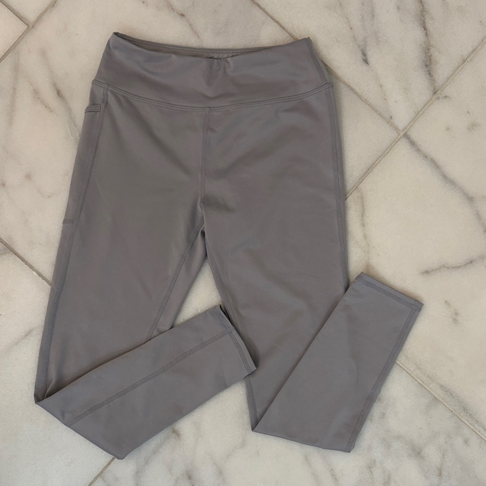 Zella Kids Gray/Purple Leggings